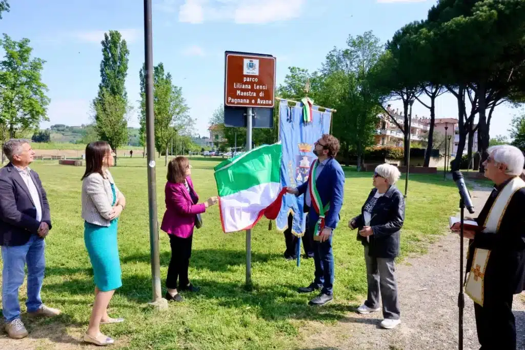 Inaugurazione Parco Liliana Lensi Pagnana Empoli 2026 — 
una maestra che ha lasciato il segno nella sua comunità
